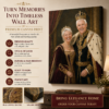King & Queen royal oil painting DL13