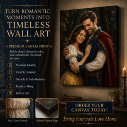 Enchanted Love Personalized Couple Canvas DL24