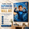 💧 Ocean Power Guardian Personalized Portrait Canvas DL61