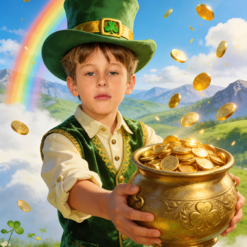 💰☘ ️ Gold Coin Collector Boy LL16