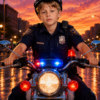 👮🏻 ‍♂️ Police Harley Boy LL17
