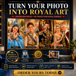 Royal Style Custom Canvas Portrait TL08