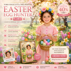 Easter Egg Hunter Girl TL16