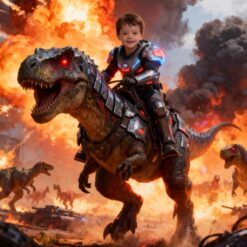 🦖 Fire Dino T-Rex Rider 2 TL06