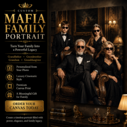 Mafia Family Legacy Personalized Canvas DL189