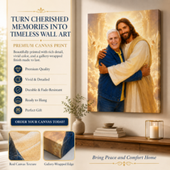 Safe in the Arms of Jesus Canvas DL26